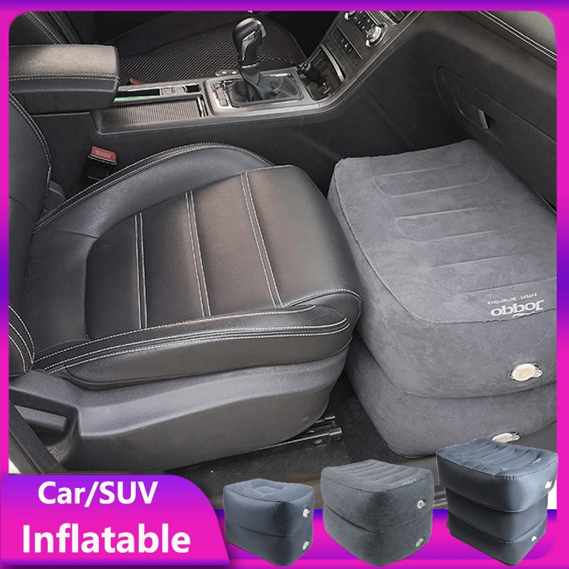 Car Sleeping Bed Car Travel Bed Inflatable Stool Mattress For Filling Rear Seat Space Gadgets Gap Pad New Universal