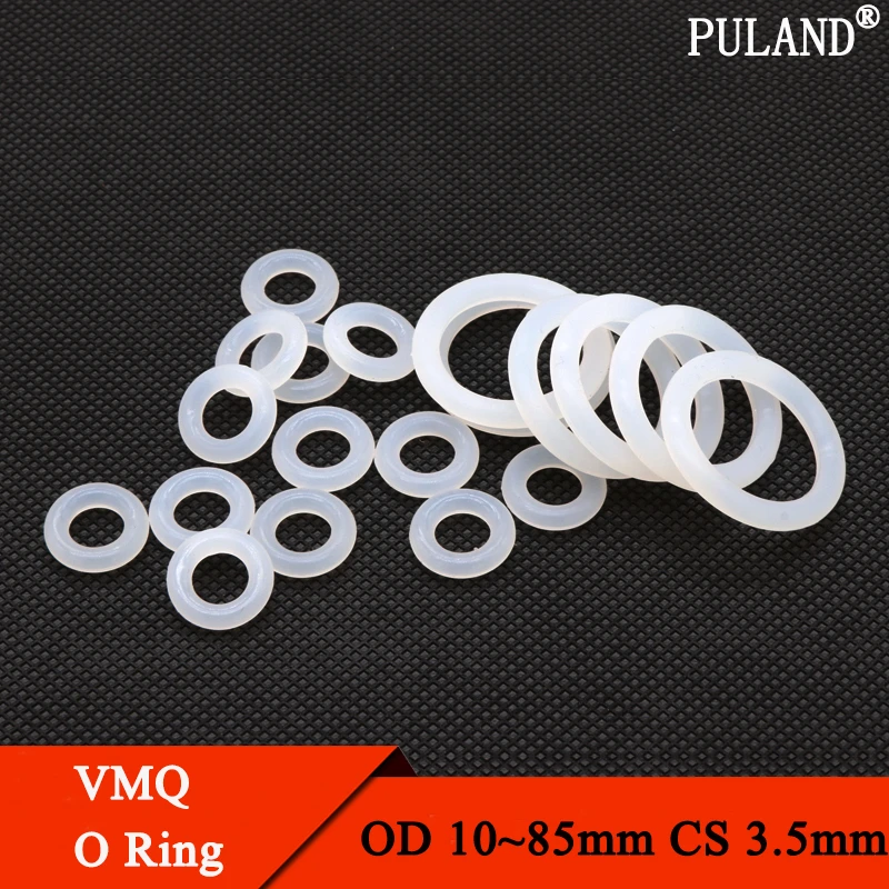 10pcs White Silicone O Ring Gasket Cs 3 5mm Od 10 85 Mm Food Grade Silicone Rings O Rings Rubber Ring Gaskets Gaskets Aliexpress