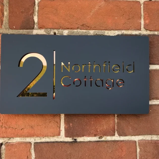 ป้ายอะคริลิค 3 มิติ แบบกำหนดเอง ป้ายเลขที่บ้านทันสมัย ป้ายที่อยู่ ป้ายเลขที่บ้าน ป้ายชื่อ ป้ายเลขที่บ้านแบบส่วนตัว ป้ายตัวอักษรและตัวเลข ป้ายตกแต่งบ้านภายนอก 1