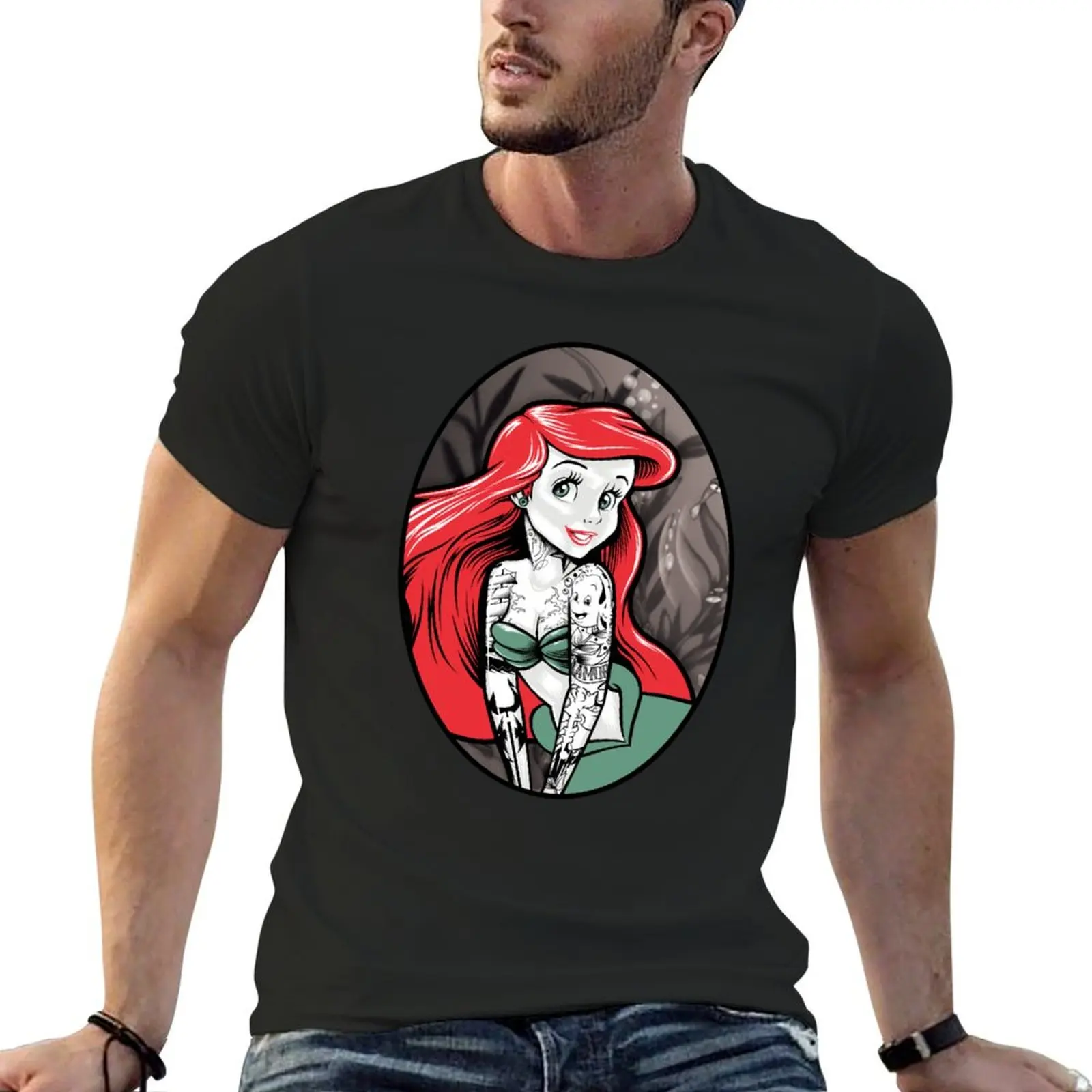 

MERMAID T-Shirt oversizeds plus sizes vintage t shirts clothes for men