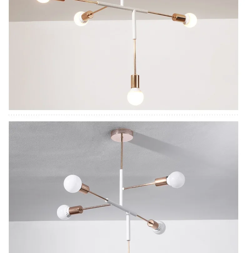 Description Picture 5 of itemNew Modern Pendant Lights Bed Room Industrial Lamp Nordic Lamp Hanging Lights Luxury Bedroom Light Dining Room E27 Pendant Lamp