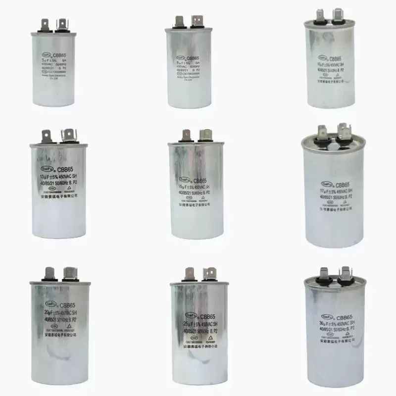 HUABAN 2 stuks 14 uF aanloopcondensator CBB65 450V 50/60Hz