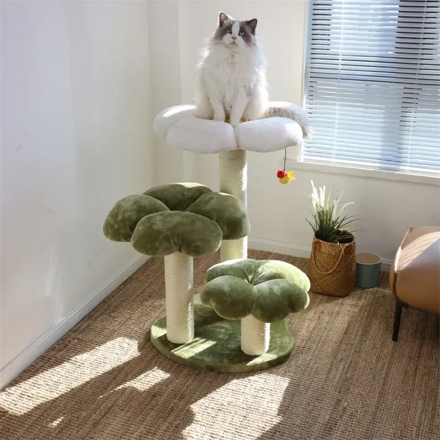 Cat Climbing Frame Flower Nest and Tree 2