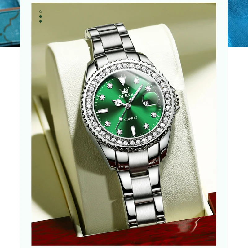 OLEVS Fashion Mens Watches Top Brand Luxury lover Watches Women Casual Steel Couple Sports Watch Relogio Masculino