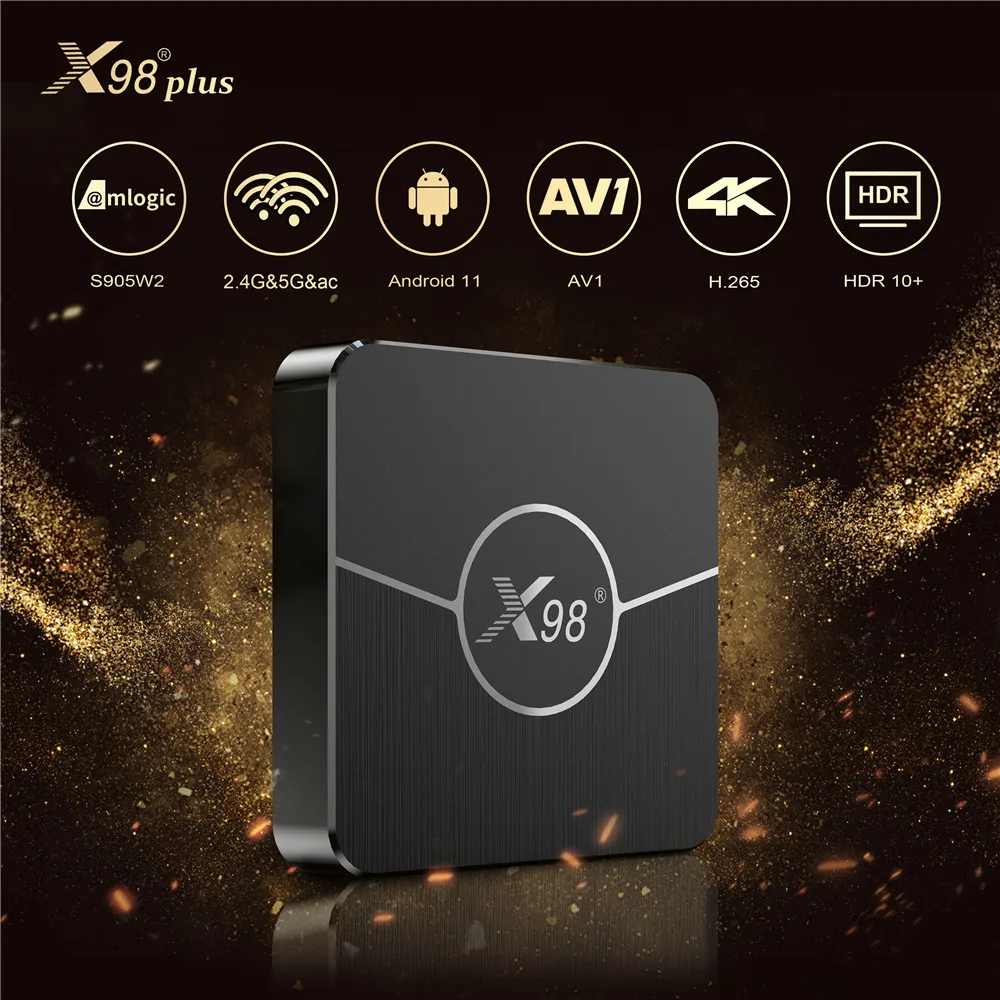 Android 11 TV BOX Amlogic S905W2 Mali G31 BT 3D Dual Wifi 4K 4GB 64GB 32GB  Media Player 2GB 16GB AV1 Set Top Box X98 plus|Set-top Boxes| - AliExpress