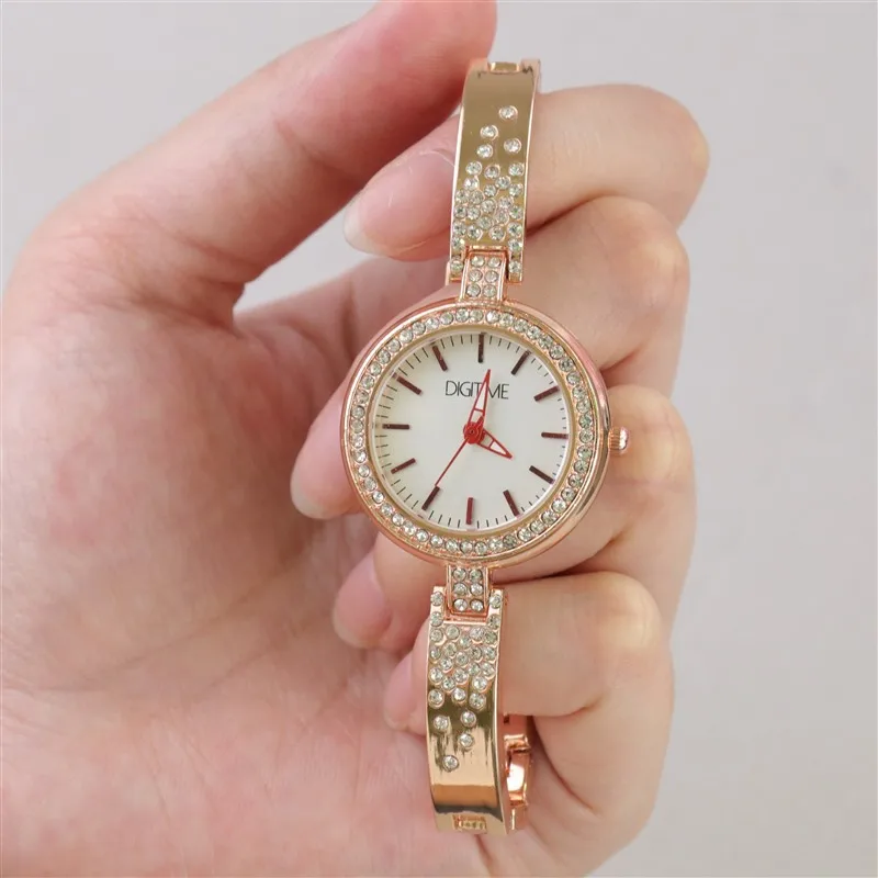Women\'s watches   watch for women  Girl Simple Slim  Watchband Quart Charm Diamond Wristwatch  Women\'s wristwatch  Free shipping