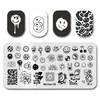 Nail Stamp MouTeen168 Comics And Animation Art Nail Stamping Plates Manicure Set For Nail Art Stamper 5