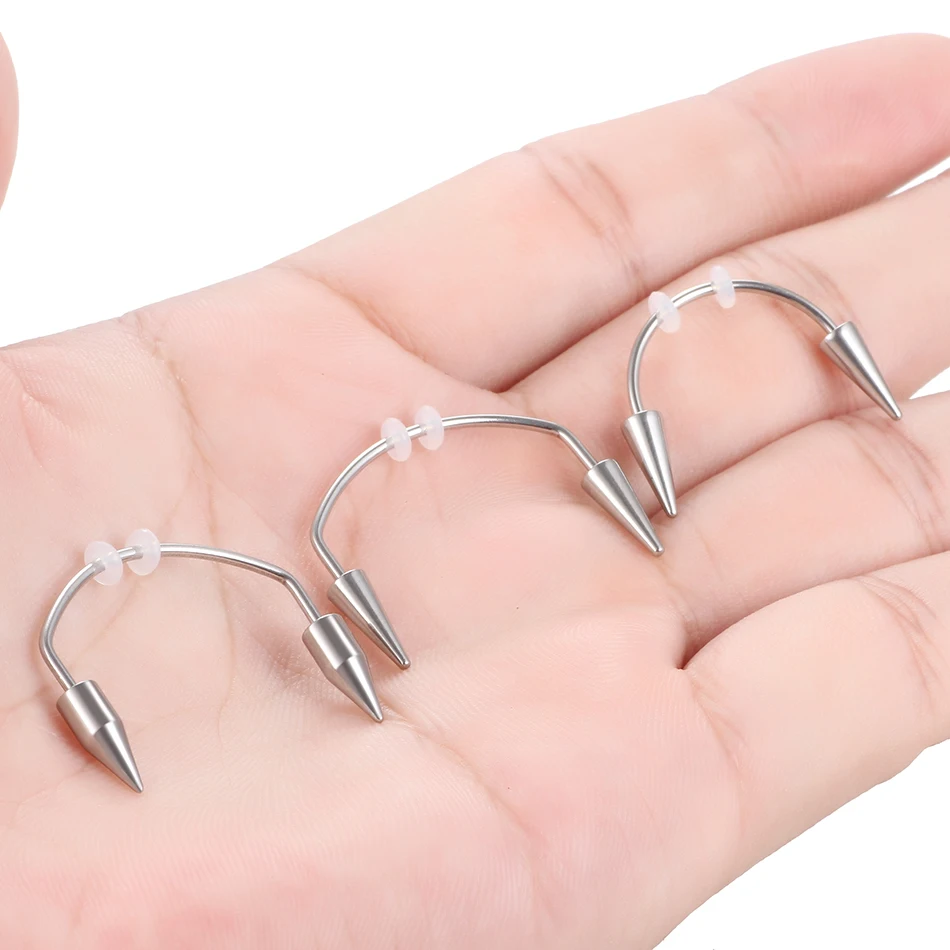 Piercing De Corpo De Aço Inoxidável Jóias, Prego De Drácula, Dentes De  Vampiro Zumbi, Anéis De Nariz De Septo, 1Pc - AliExpress, image size:950x950