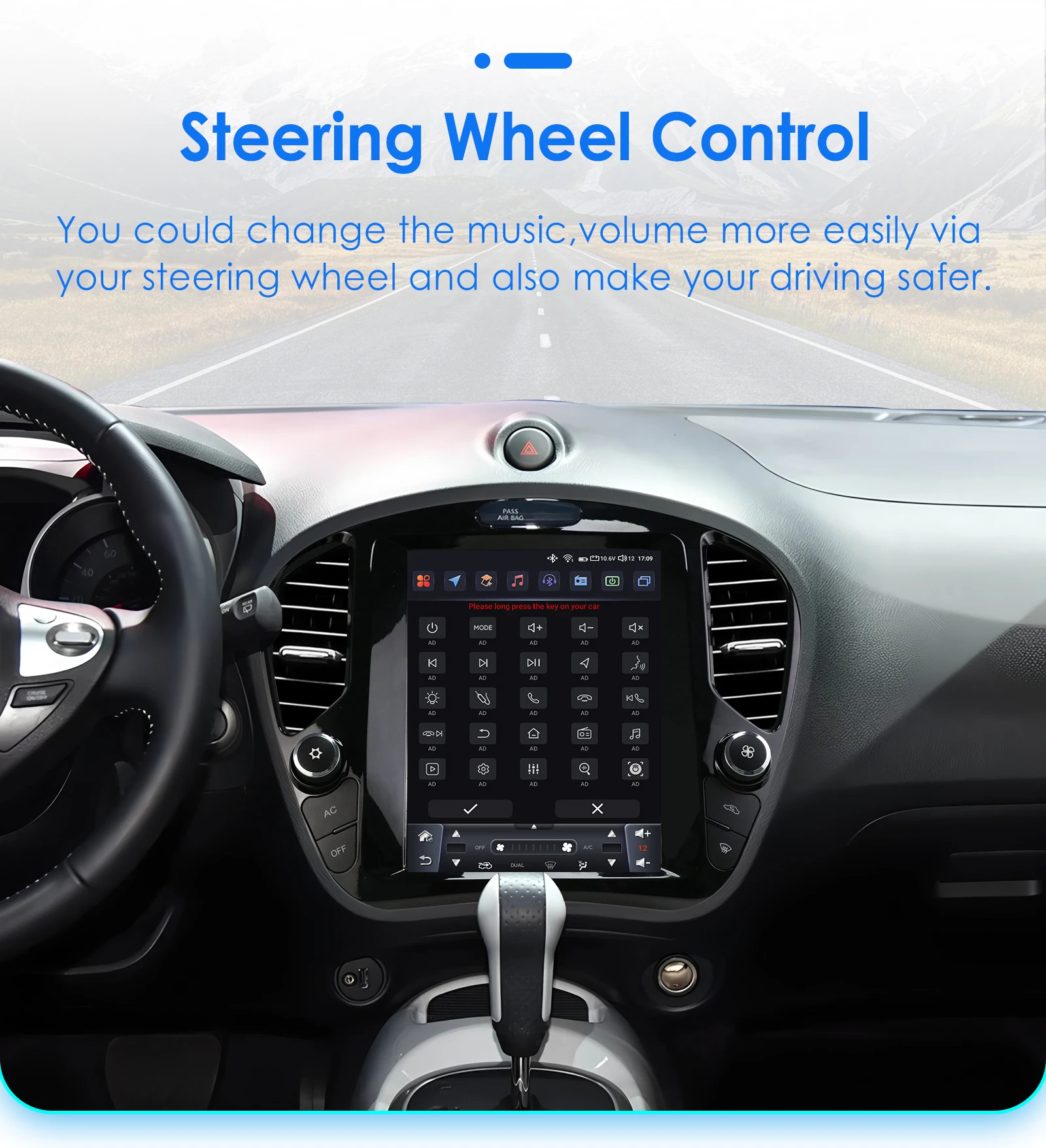 Hizpo Auto Intelligente Bildschirm für Nissan Juke 2011-2018 Infiniti ESQ CarPlay Android Auto Radio GPS RDS Multimedia Player stereo – Detail 34