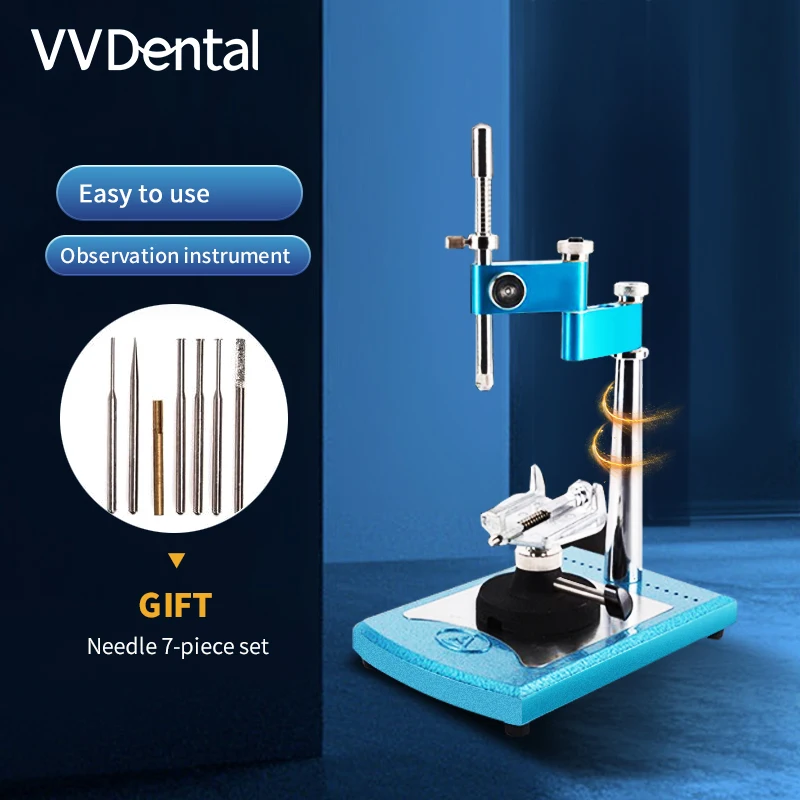 

Dental Lab Surveyor Simply Parallel Surveyor Visualizer Fully Adjustable Tool Blue Square Base Parallel Observation