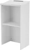 Portable Podium Stand Hostess Stand Desk with Adjustable Shelf for Churches, Lectern Classrooms, Office (White) USA 4