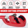 Pipe Cutter Tool Metal Tube Cutter Heavy Duty Tubing Cutting Tool with Blade Precise Plumber Iron Pipe Cutting Tool Galvanized 3