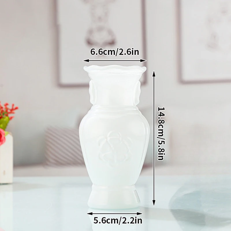 Vaso In Vetro A Forma Di Diamante Per Fiori – Idroponica E Decorazione, Grigio, 20 Cm E 14,5 Cm