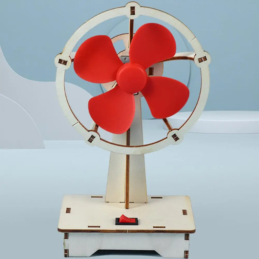 

Science Fan Kit No Burr Hand-on Ability Eco-friendly DIY Fan Model Toy for Kids
