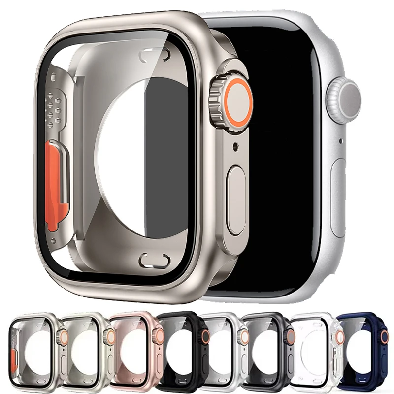 Premium Hard PC Case with Tempered Glass Screen Protector