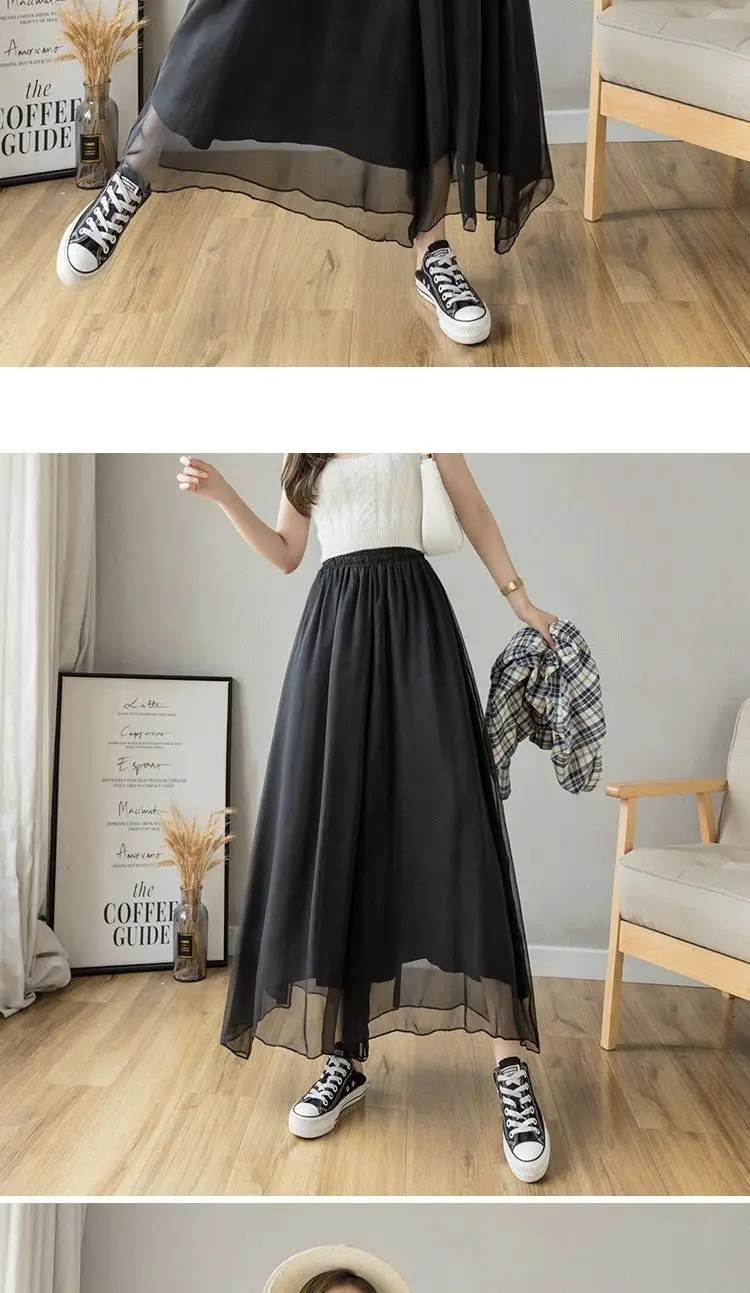 Women A-line Pants Black Wide-legged Pants High Waist Woman Clothing Loose Y2k Streetwear Design Chic Casual Thin New Trouser