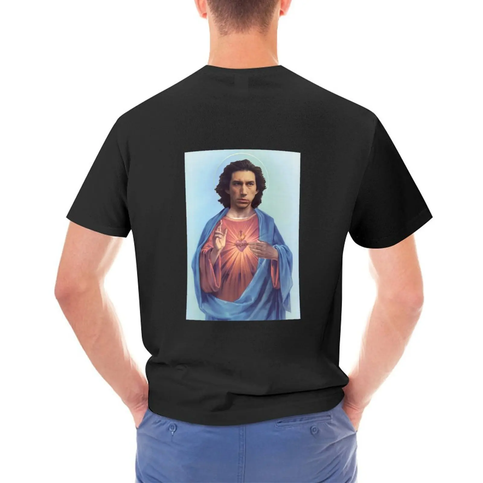 

Adam Driver Jesus T-Shirt boys animal print Blouse customizeds mens graphic t-shirts pack