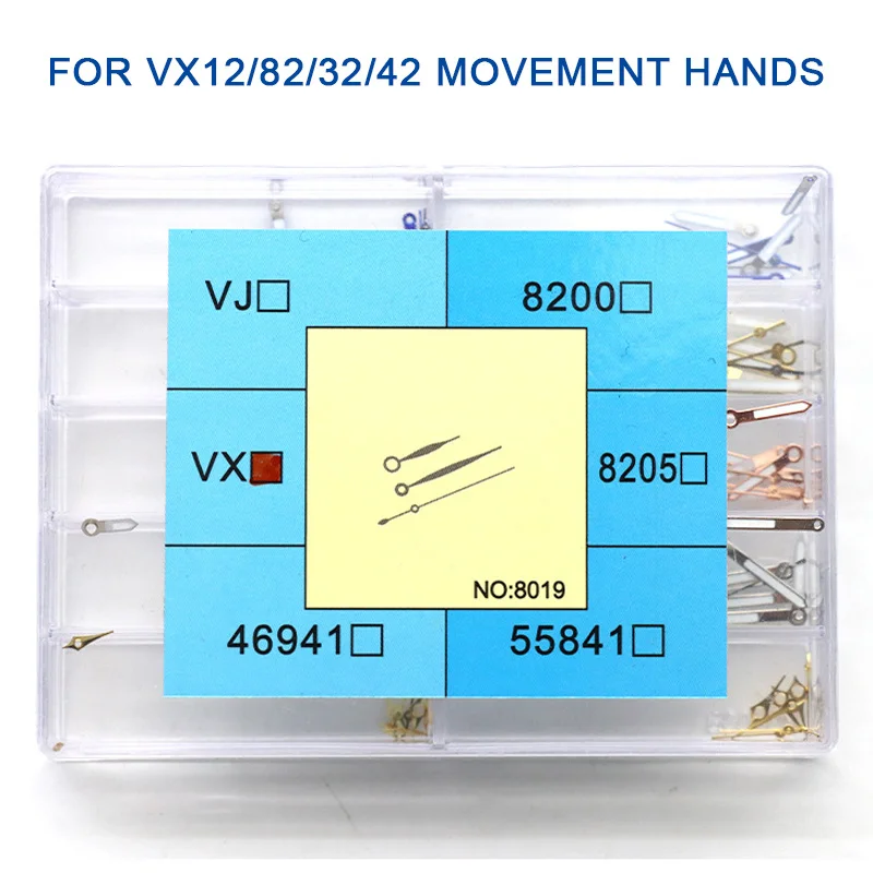 Luminous Watch hands Kit For VX VX12 VX82 VX32 VX42 Movements Pointers Accessories Watch Movement Hour/minute/second Hands Parts