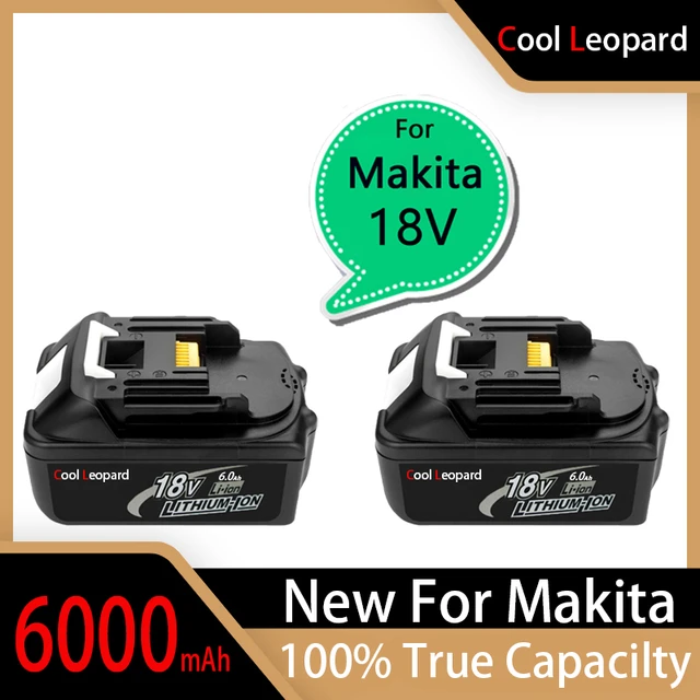 Makita 18v Battery 6.0ah Makita With Led Lithium Ion Replacement Bl1860b  Bl1860 Bl1850 Makita Rechargeable Power Tool Battery - Rechargeable  Batteries - AliExpress