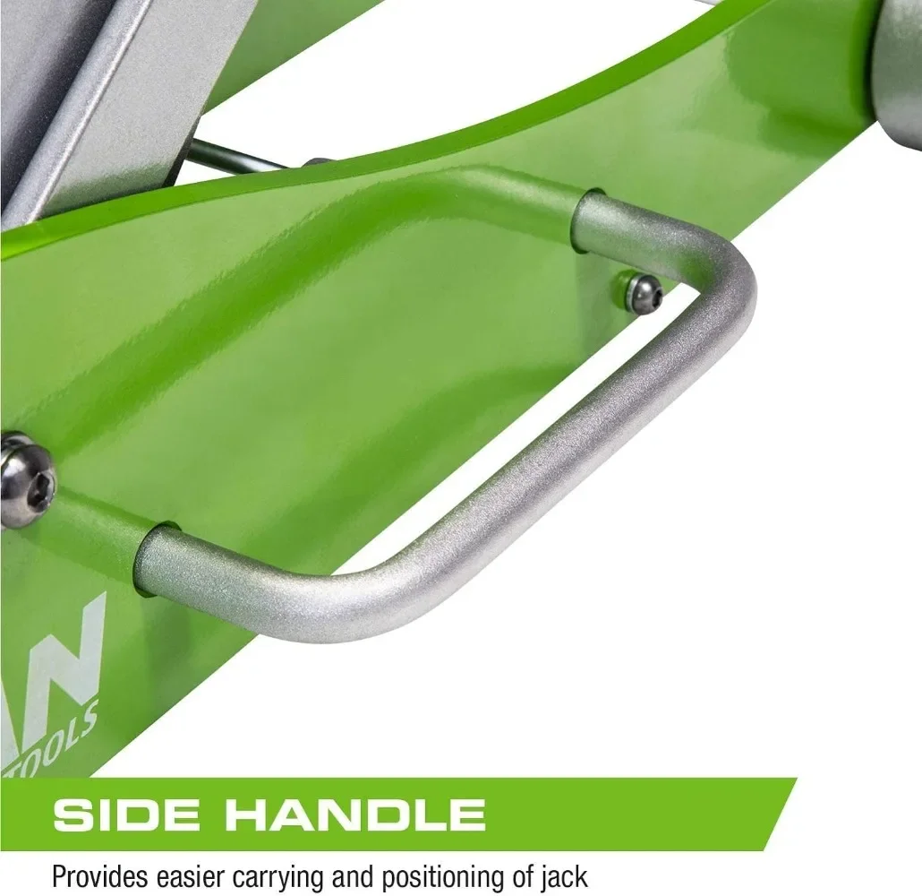 Tools 3 Ton (6,000 lbs.) Hybrid Heavy Duty Aluminum and Steel Low Profile Floor Jack Dual Pistons Reinforced Lifting Arm