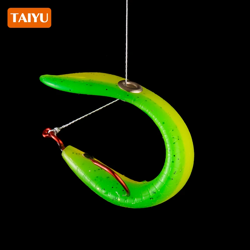 Gonna In Silicone Per Pesca – 4” Coda Luminosa – Micro Tack 10 Pezzi Per Predatori