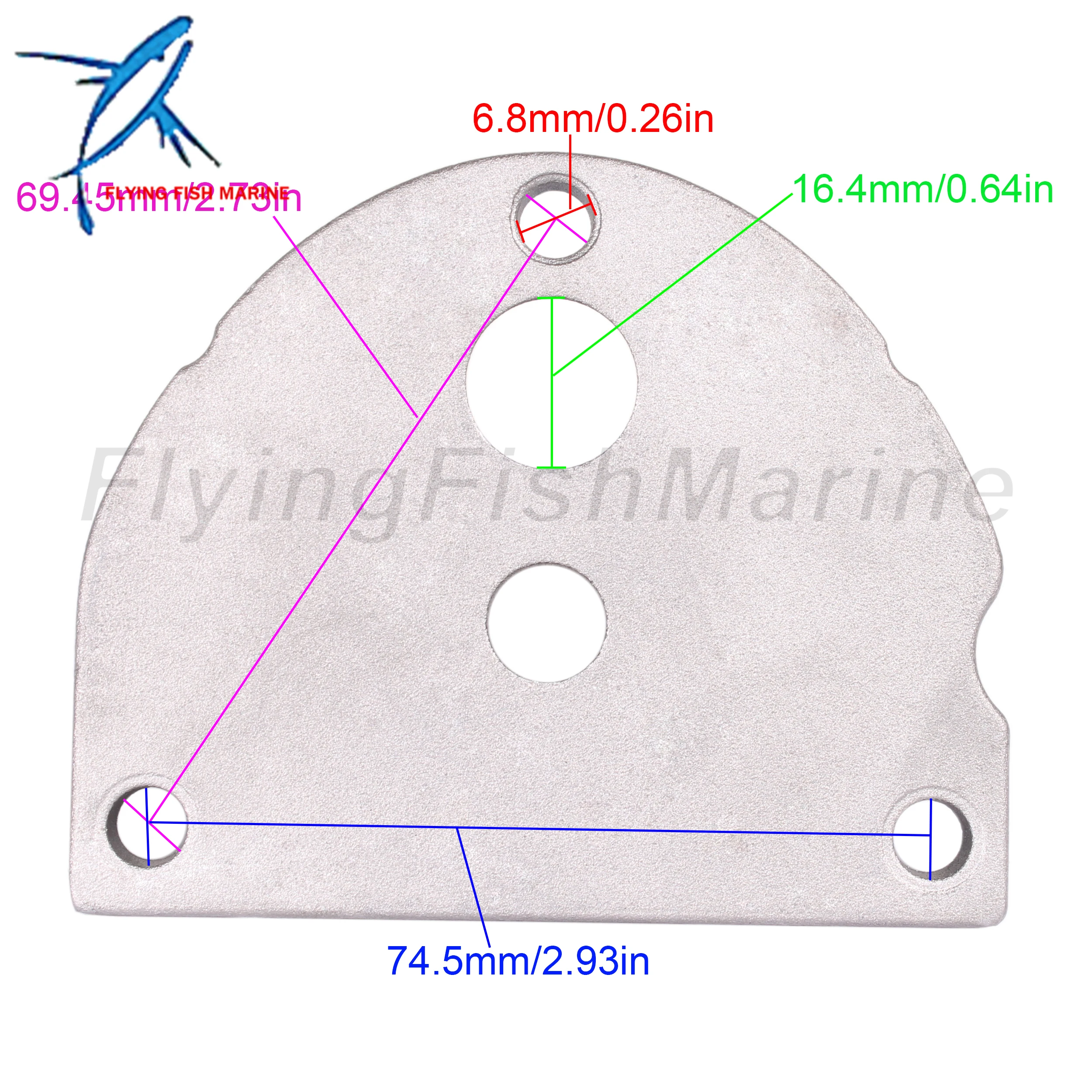 Outboard Engine 63V-44514-00-5B 63V-44514-01-5B 63V-W4451-01-5B CA T15-02010000 Mount Damper Upper for Yamaha Parsun 9.9HP 15HP
