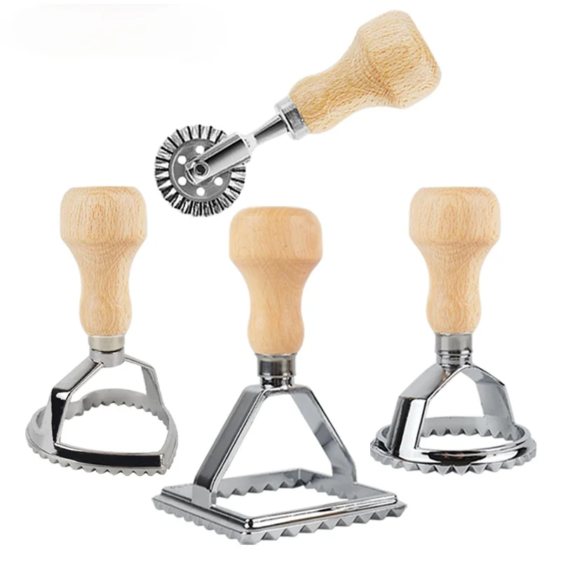 Biscuit Mould Pasta Maker Cutting Wheel Tools Cookie Cutter DIY Irregular Kitchen Gadgets Round Square Supplies