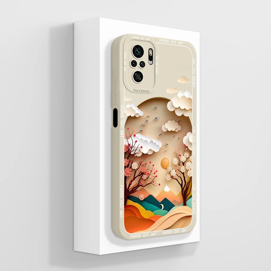 Luxurious Soft Silicone Shockproof Back Cover for POCO M5S - Full Protection Fashion Case