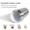 350-750ml Premium Ceramic Liner Tea Thermos Bottle Double Walled Stainless Steel Water Cup Vacuum Flask Travel Bottle 2