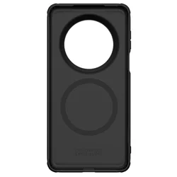 Nillkin Super Frosted Shield Magnetic Protective Case - MagSafe Matte Cover with PC Back & TPU Frame for Huawei Mate 70 Pro (Magnetic black)
