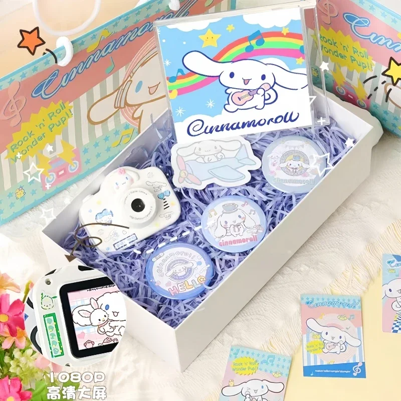 

Kawaii Sanrio аниме цифровая камера Cinnamoroll Kuromi Hd камеры 32G понравился долгий срок службы батареи с картой памяти Подарки Любимые