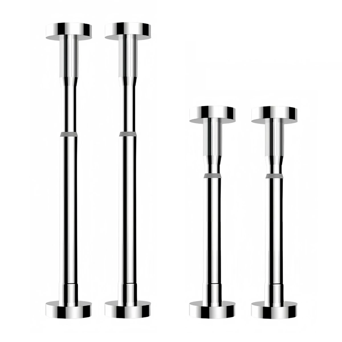 2pcs Kitchen Sink Brackets Stainless Steel Adjustable Kitchen Sink Bracket Bottom Installation Support Legs Fixtures