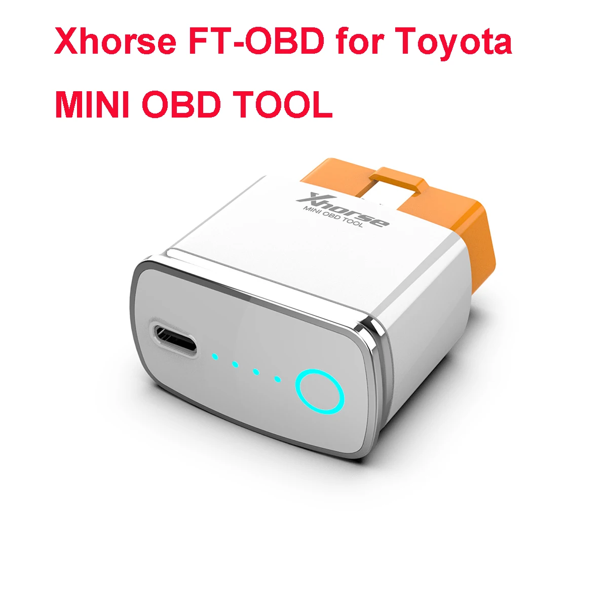 

Xhorse FT-OBD for Toyota MINI OBD TOOL Smart Key Programming Work with VVDI Key MAX App Add Ke-y and All K-ey Lost XDMT0GL FT