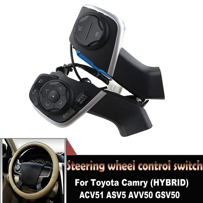

For Toyota Camry (HYBRID) ACV51 ASV5 AVV50 GSV50 Car Accessories Car Steering Wheel Multi-function Remote Buttons 84250-33340