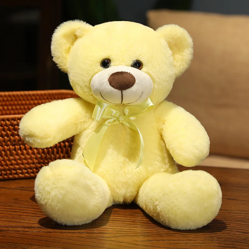 Cute and Cute Little Bear Teddy Bear Doll Soothing Cloth Doll Plush Toy Hug Bear Doll Girl Companionship Cute Pillow 2