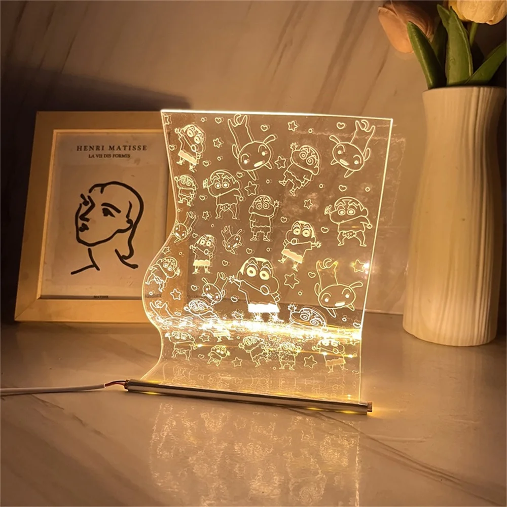 

Creative LED Table Lamp LED Acrylic Light Guide Desk Lamp Popular Animation IP Art Deco Lamps Desk Lighting Home Decoration Gift