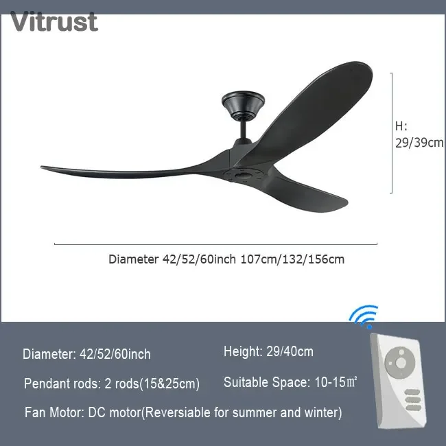 Moderne Plafondventilator met Verlichting,55cm Dimbare LED-plafondlamp met Ventilator,48W Timer Plafondventilator met Lamp Voor Woonkamer Slaapkamer Eetkamer (Wit