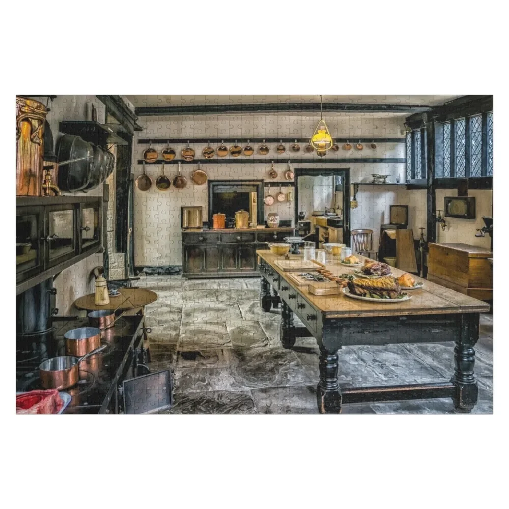 

Victorian Kitchen Jigsaw Puzzle Custom Wooden Name Custom Wood Wooden Name Puzzle