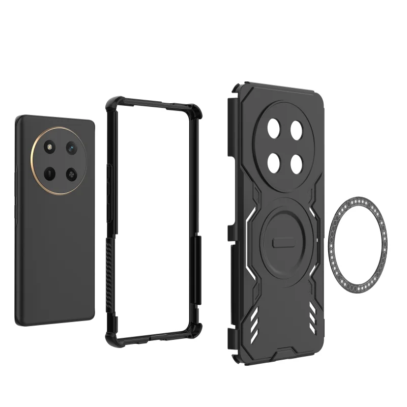 Shockproof Armor Protection Phone Case with Car Magnetic Holder