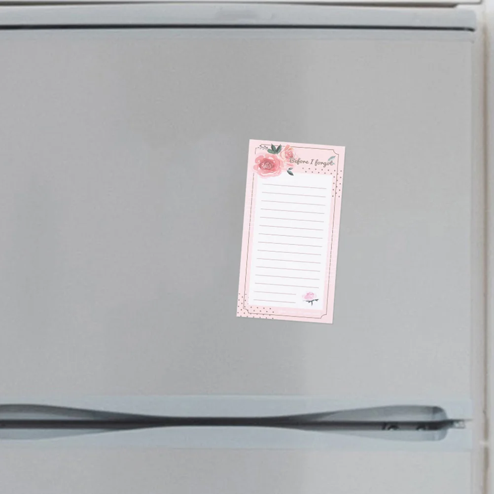 

Magnetic Notepads for Fridge: Grocery & To-Do Lists, Reminders & Memos, Full Magnet Back, Shopping Planner