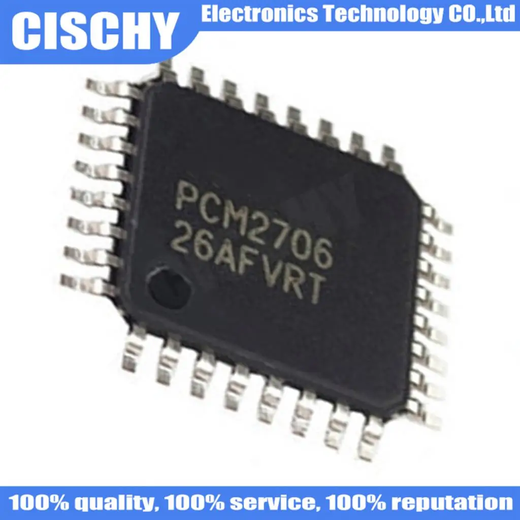 

5 шт./партия, фотообои PCM2706PJTR PCM2706C QFP32 PCM2706CPJT PCM2706
