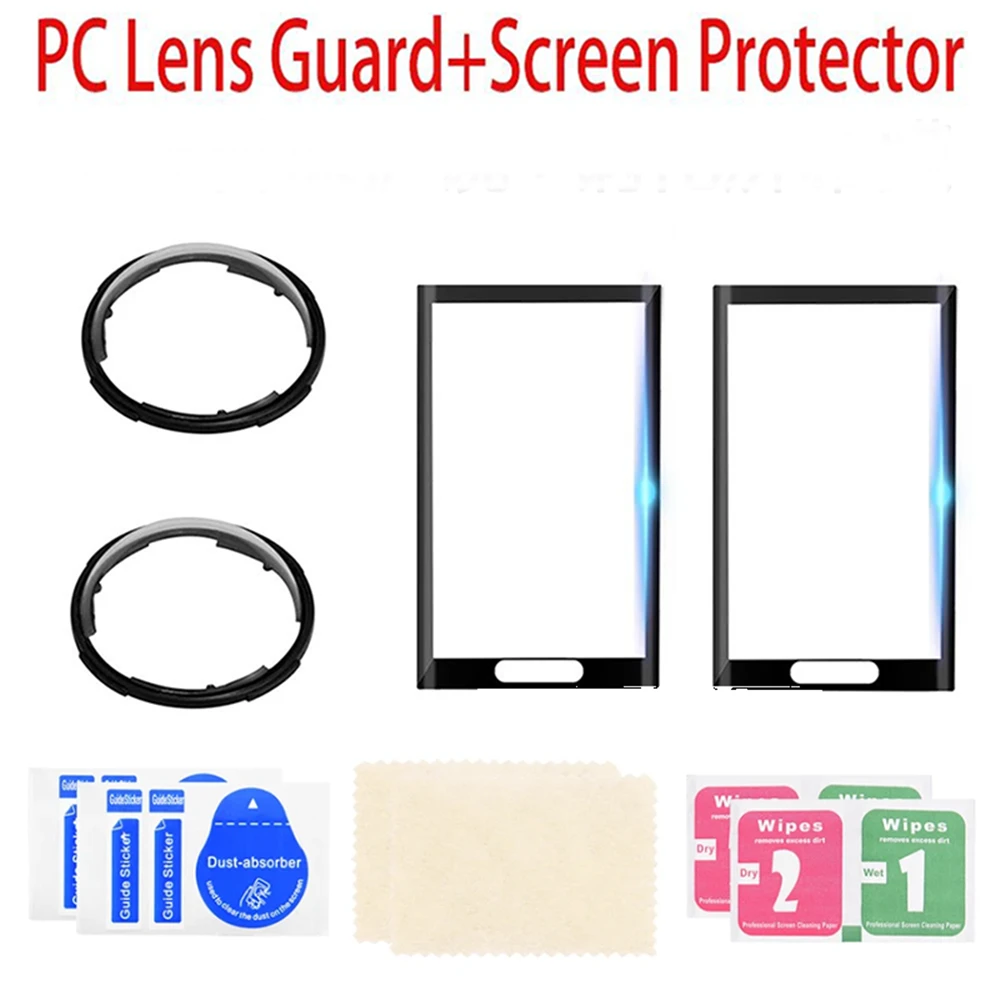 Lens Guards for Insta360 X4 Rotating Lens Protector Cap + Screen Protector Film Protective Guard Anti-Scratch Accessories 5