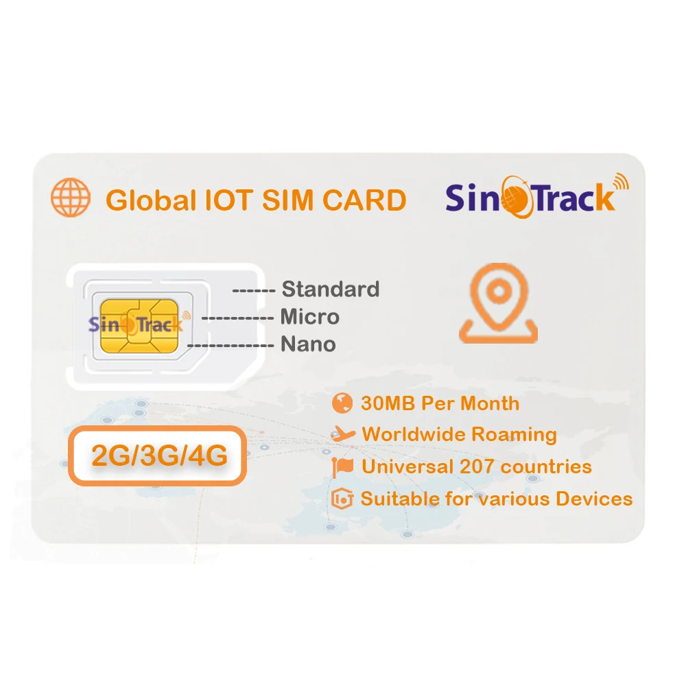 Back view of the SIM card