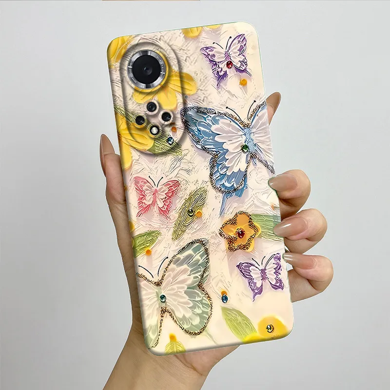 Soft Silicone Sweet Painted Protective Back Cover - Cute Printed Phone Case