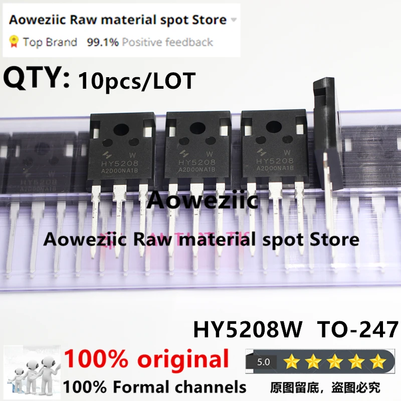 

Aoweziic 2022+ 100% New Original HY5208 HY5208W TO-247 Field Effect MOS Tube 80V 320A