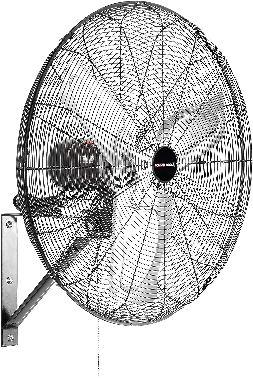 

OEM24883 24" Oscillating Fan, 6500 CFM Max Mount Oscillating Fan, Large Industrial Fan Mount Fans, Oscillating Garage Fan
