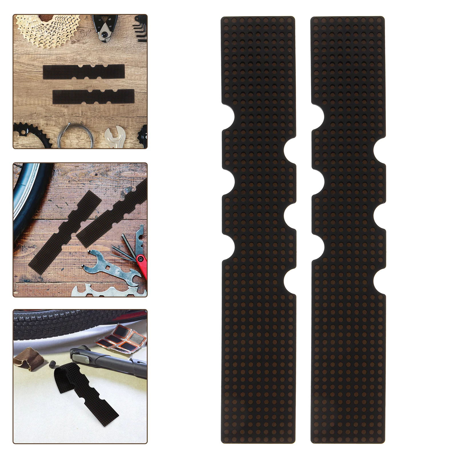 

2 Pcs Road Bike Handlebar Tape Pad Silicone Pads Shockproof Replacement Replaceable
