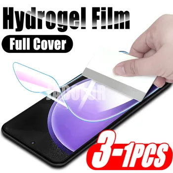 1-3 PCS Pellicola Gel Per Samsung Galaxy S23 Fe S23 Ultra S22 + S21 Plus S20 5G Schermo Idrogel Pellicola Morbida S23Fe S 23 Pellicola Morbida di Sicurezza