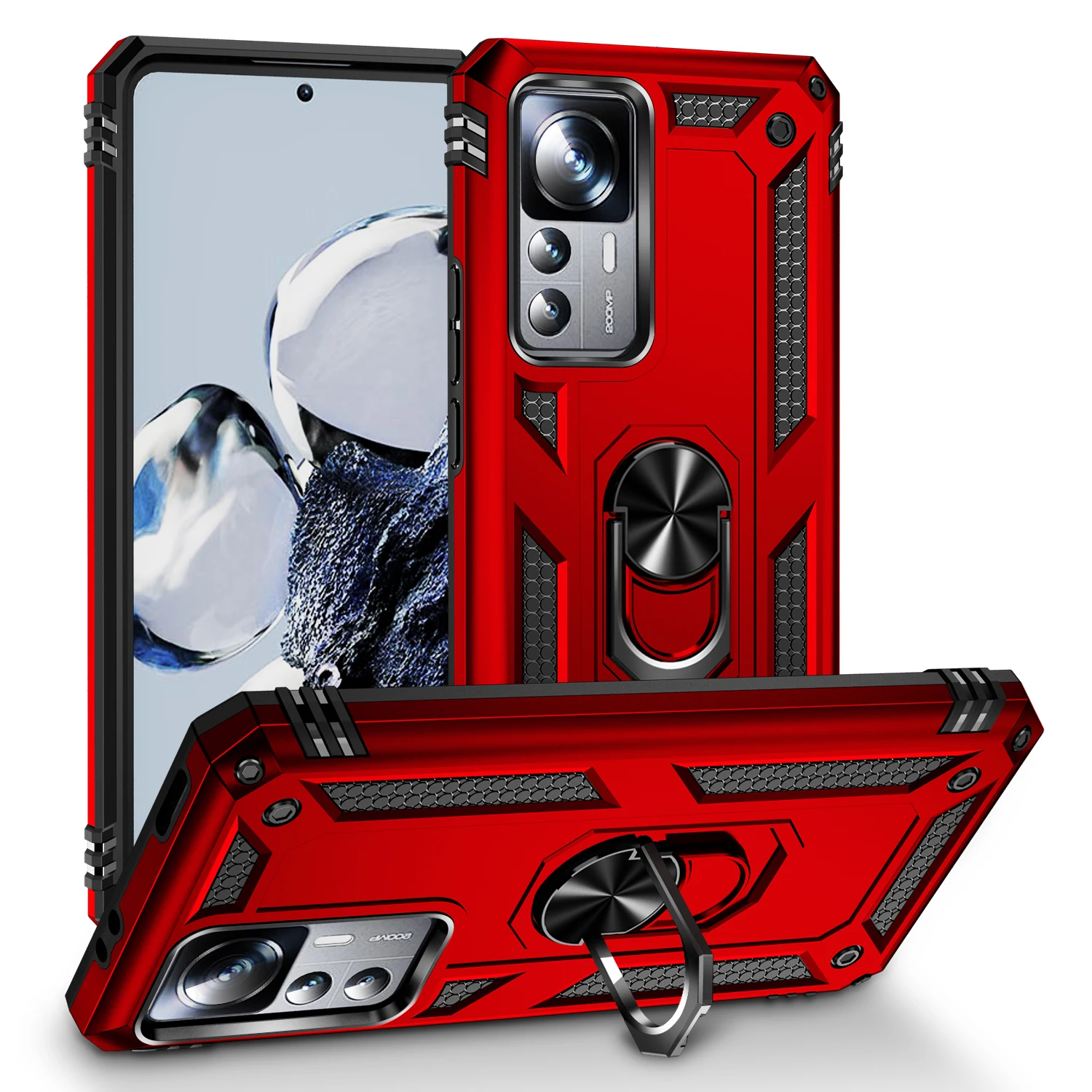Custodia antiurto con anello in metallo per Xiaomi Redmi Note 12 11 11S 10 Pro Max 11T 10T 10C 10S 5G X3 A1 X4 X5 13 12X_voghion.com
