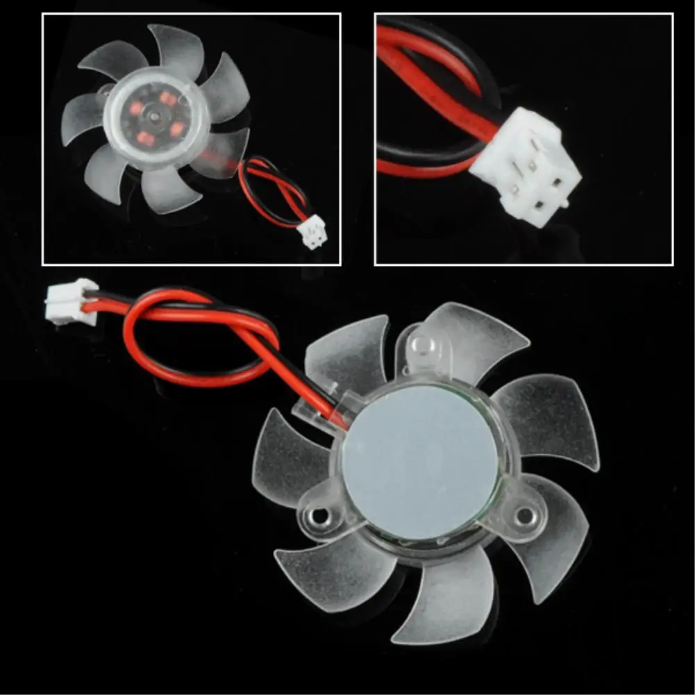 Cooling Fan 12V 45x10mm 2-pin Female Connector for Computer VGA Cooling Video Card Heatsink Cooler